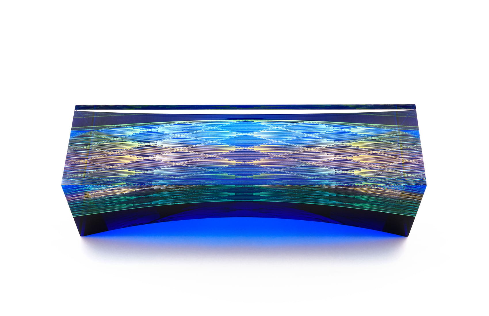 Kirikane Glass Plate “Magpie Bridge”